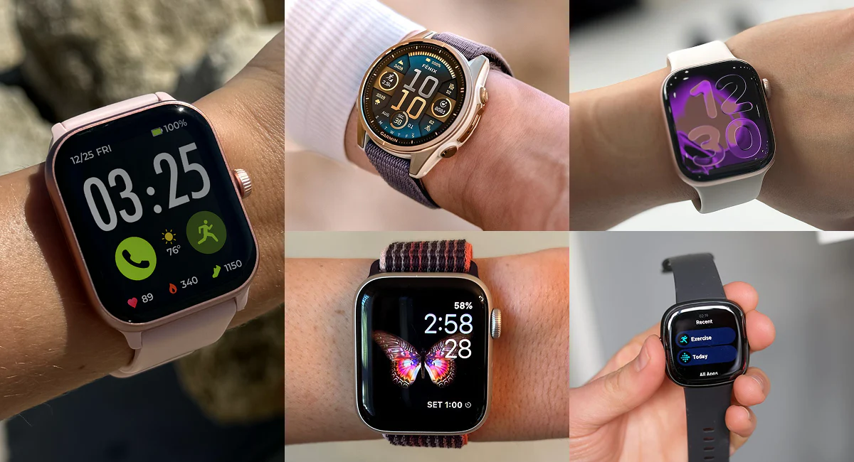 Today's Top 5 Smartwatches Ranked